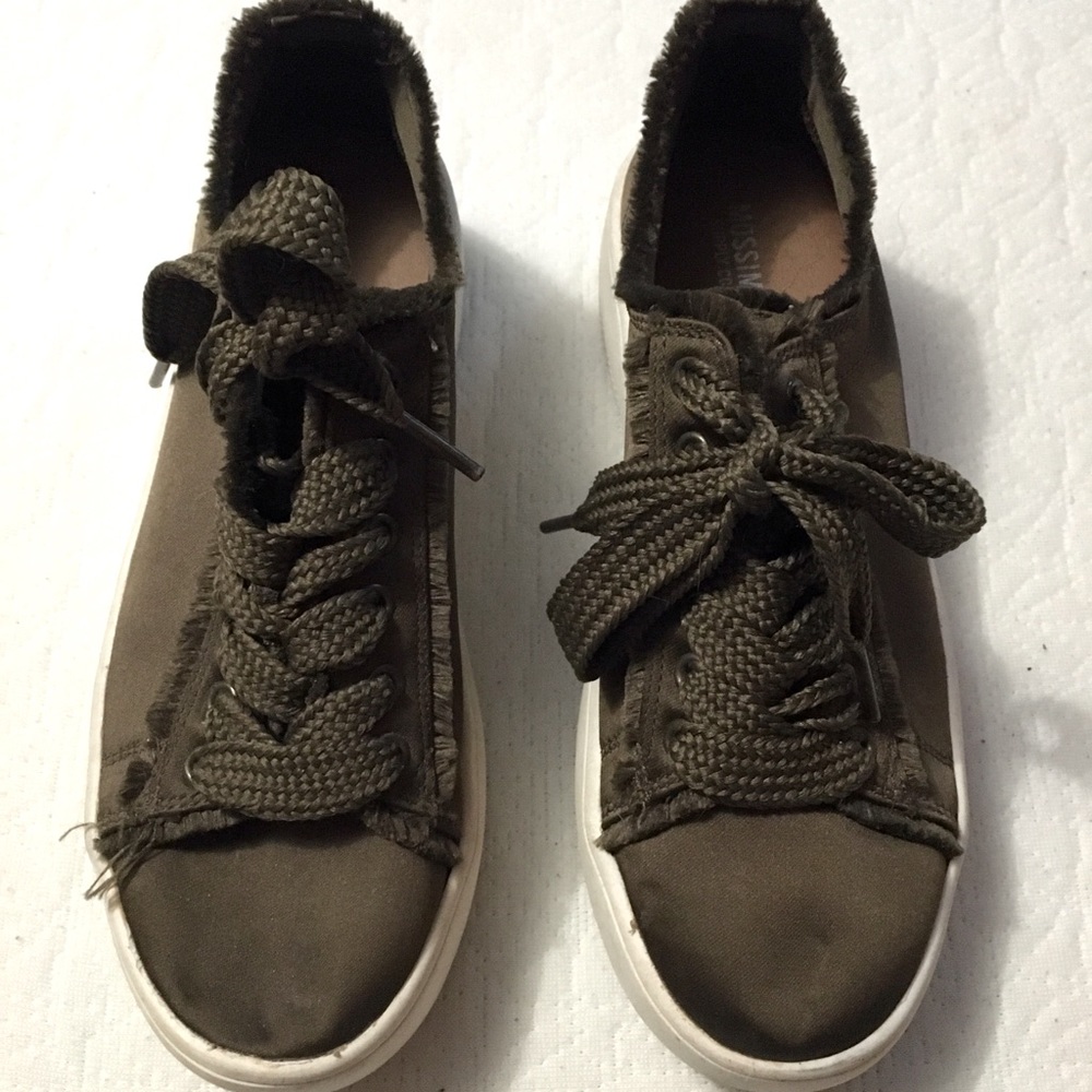 Olive Green Platform Shoes